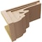 Ekena Millwork 11"W x 22"D x 11"H Wide Highland Rough Cedar Woodgrain TimberThane Corbel, Primed Tan CORUR11X22X11HLDRCPR - alternate 5
